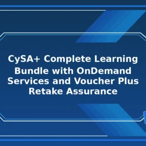 CySA+ Complete Learning Bundle with OnDemand Services and Voucher Plus Retake Assurance
